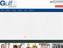Tablet Screenshot of gulfuniforms.com